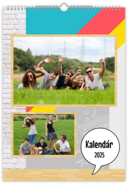 Fotokalendar exkluzív na výšku - Modern