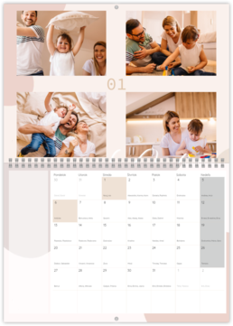 Nástenný plánovací fotokalendar - Abstrakcie