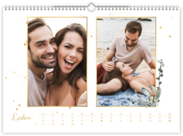 Fotokalendár exkluzív nástenný mesačný na šírku - Hexagon