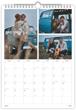 Fotokalendár nástenný mesačný poznámkový - Tabuľka