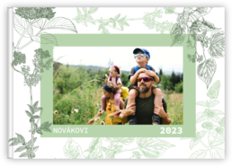 Fotokniha na šírku s pevnou väzbou a kvalitným papierom - Herbal