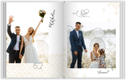 Fotokniha s pevnou väzbou - originálny darček! - Geometric wedding