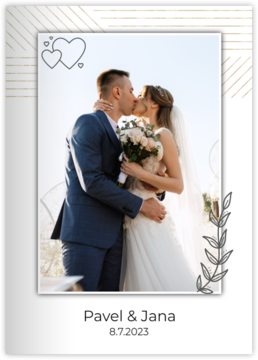 Fotozošit z vlastných fotiek| Tlačiarik.sk - Geometric wedding