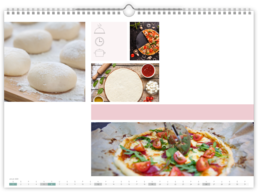 Fotokalendár exkluzív nástenný mesačný na šírku - Moderná kuchárka