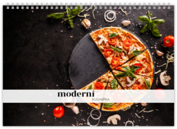 Nástenný plánovací fotokalendar - Moderná kuchárka