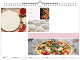 Fotokalendár nástenný mesačný na šírku - Moderná kuchárka