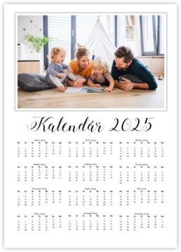 ročný fotokalendár ako plagát - Dlaždice