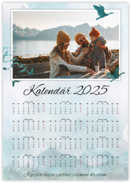 ročný fotokalendár ako plagát - Hory