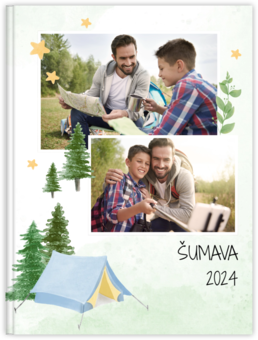 Fotokniha s pevnou väzbou - originálny darček! - Watercolor camping