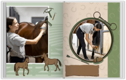 Fotokniha s pevnou väzbou - originálny darček! - Horses