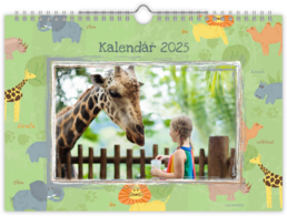 Fotokalendár nástenný mesačný na šírku - Zoo