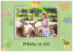 Fotokniha na šírku s pevnou väzbou a kvalitným papierom - Dětská zoo