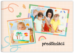 Fotokniha na šírku s pevnou väzbou a kvalitným papierom - Color windows