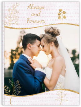 Fotokniha s pevnou väzbou - originálny darček! - Wedding Pink