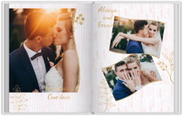 Fotokniha s pevnou väzbou - originálny darček! - Wedding Pink