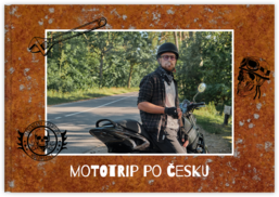 Fotokniha na šírku s pevnou väzbou a kvalitným papierom - Moto