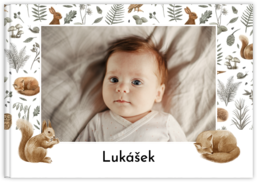 Fotokniha na šírku s pevnou väzbou a kvalitným papierom - Babies dream