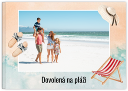 Fotokniha na šírku s pevnou väzbou a kvalitným papierom - Beach