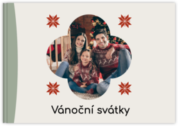 Fotokniha na šírku s pevnou väzbou a kvalitným papierom - Vianoce