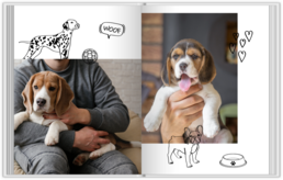 Fotokniha s pevnou väzbou - originálny darček! - Dog