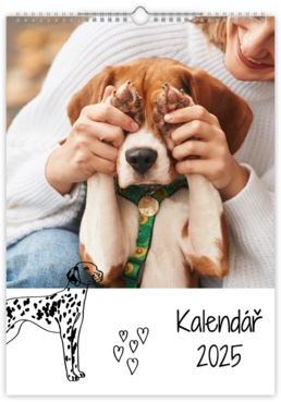 Fotokalendar exkluzív na výšku - Dog