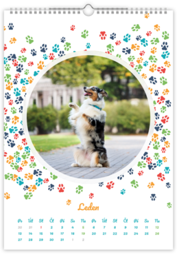 Fotokalendar exkluzív na výšku - Labky
